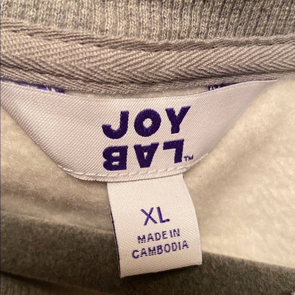JoyLab Heather Gray Boxy Fit Sweatshirt…size XL - Picture 4 of 7